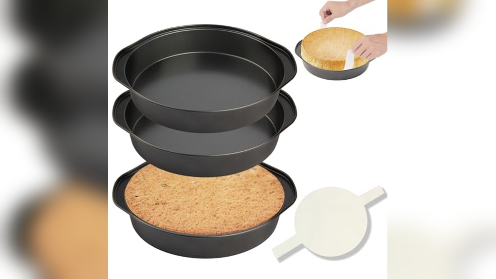 Tutikuki 8 Round Cake Pan Set Review: Nonstick & Dishwasher Safe
