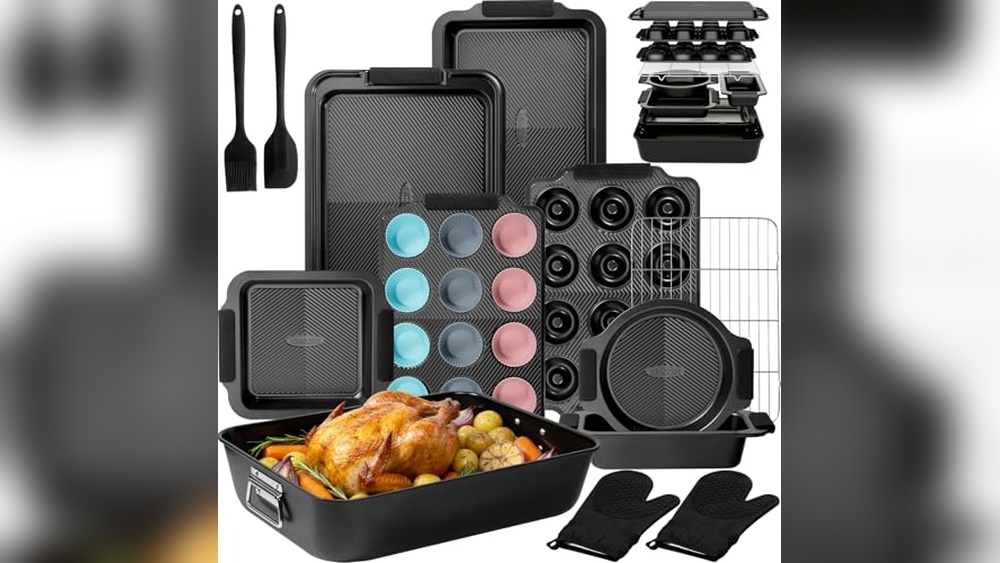 Kikcoin 25 PCS Stackable Baking Pans Set Review: Durable