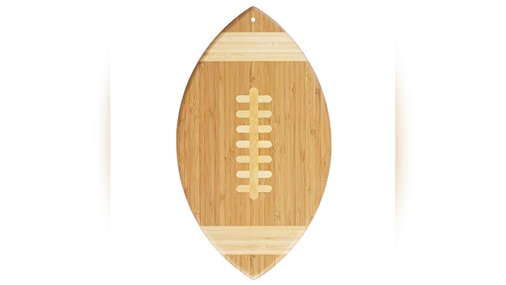 Totally Bamboo Football Shaped Cutting Board & Gift Guide