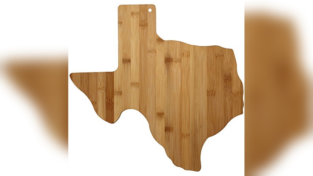 Totally Bamboo Texas State Shaped Serving & Cutting Board