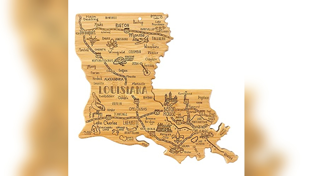 Totally Bamboo Louisiana Cutting Board: Stylish & Durable