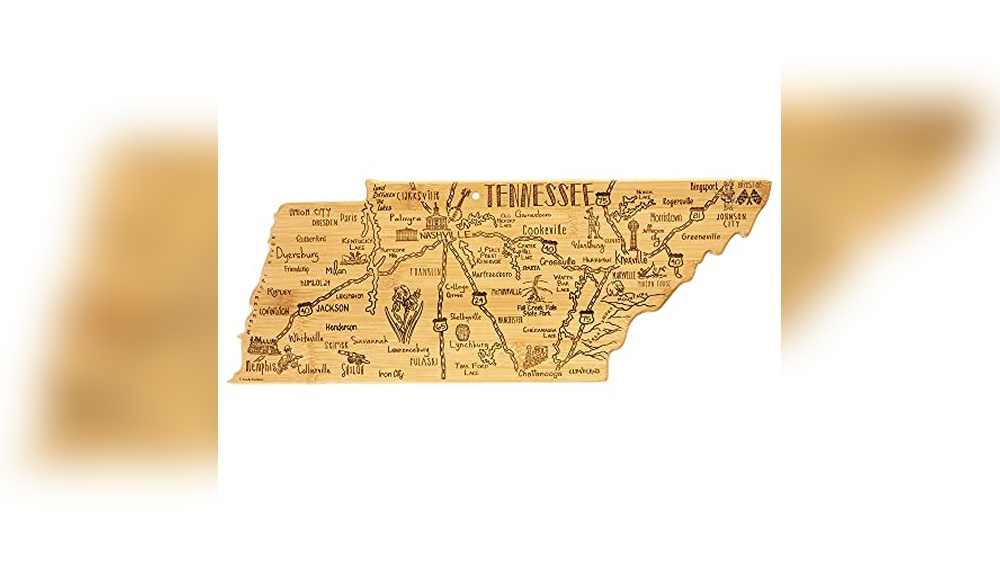 Totally Bamboo Tennessee Cutting Board: Perfect Kitchen Gift