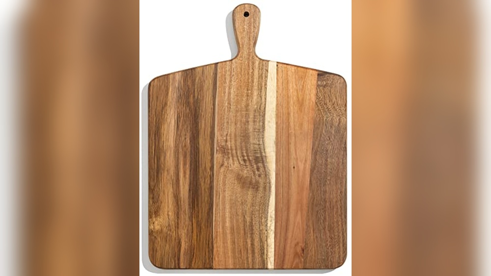 Acacia Wood Cutting Board with Handle – Large, Durable & Stylish