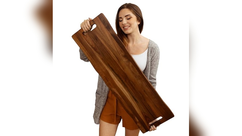 Large Acacia Serving Board 36×12 Inch