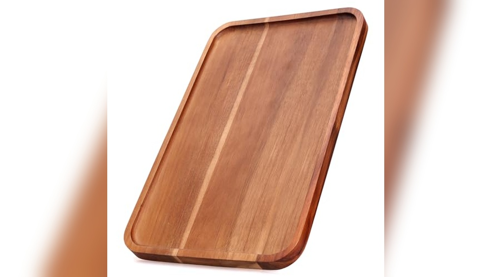 Top Large Wood Serving Trays for Charcuterie & Snacks