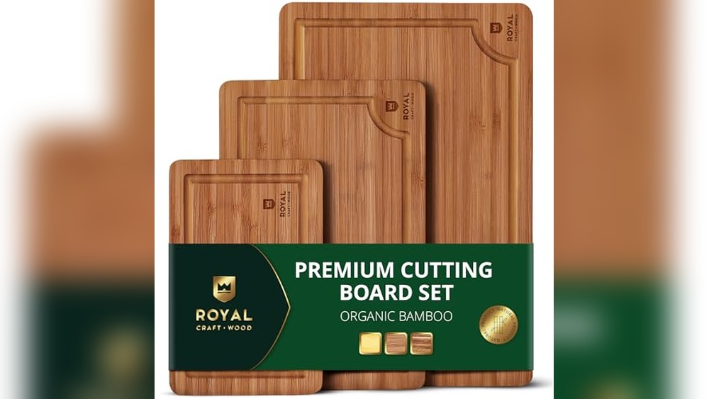 ROYAL CRAFT WOOD Cutting Board Set: Versatile