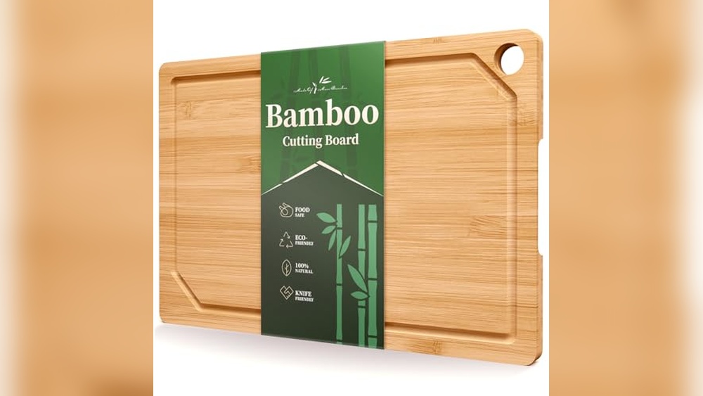 Kitsure Bamboo Cutting Board: Durable, Multi-Size Kitchen
