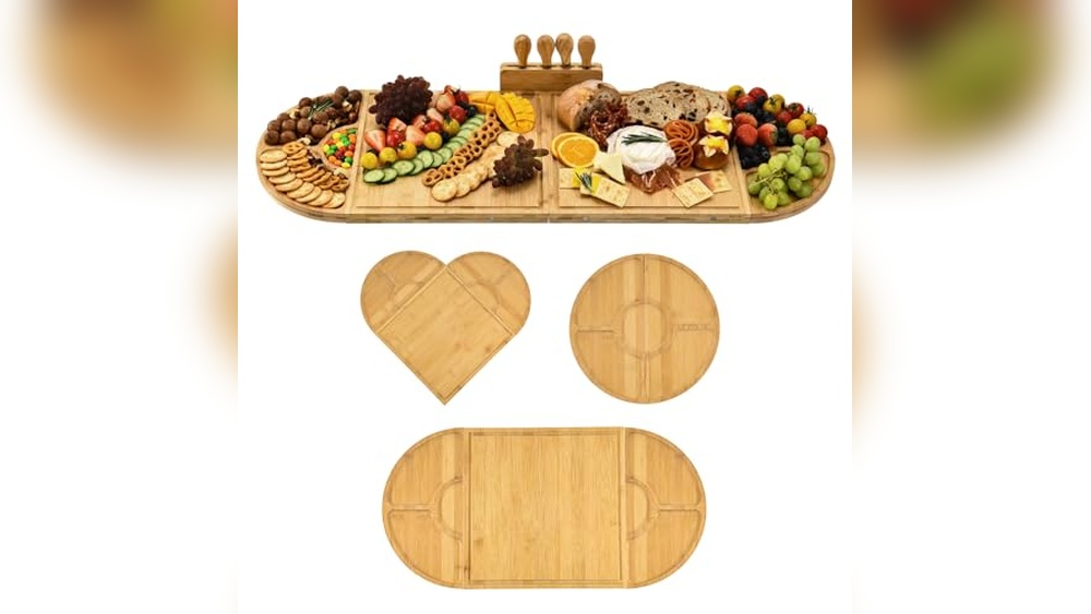 GLOKUUCA Bamboo Charcuterie Board Set: Best Gift Guide