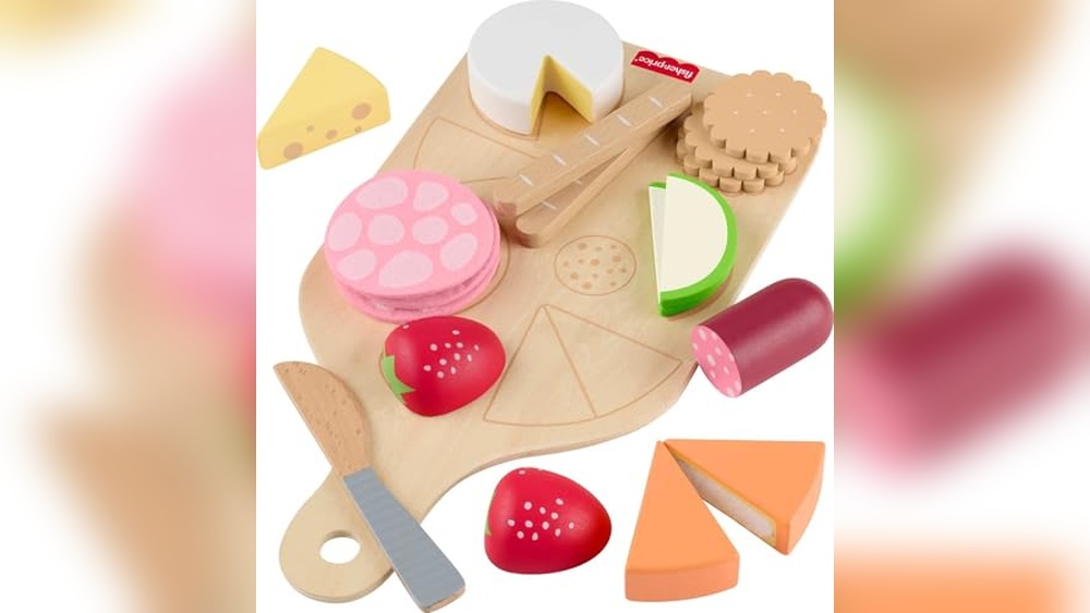 Fisher-Price Wood Pretend Play Toy Charcuterie Board Set Review