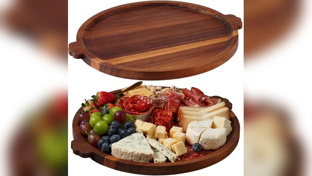 Charcuterie Board | Acacia Wood Serving Tray 13”
