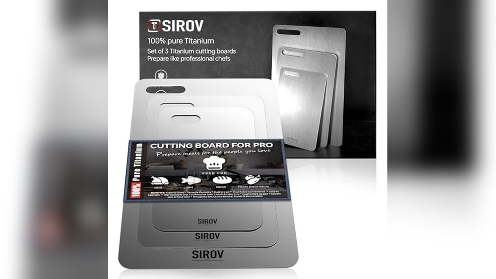 Top Titanium Cutting Board Set: Safe, Durable & Dishwasher Safe