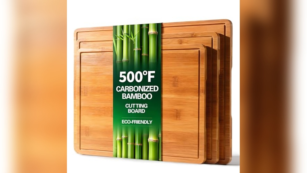 Zarler Bamboo Cutting Boards: Durable & XL Kitchen Set