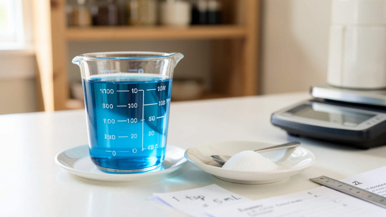 How to Convert Teaspoons to mL Manually