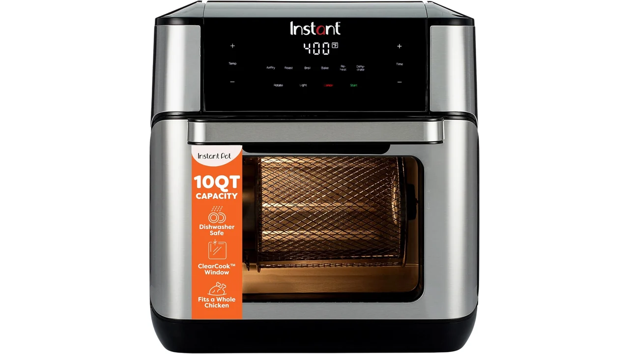 Instant Pot 10QT Air Fryer, 7-in-1 Functions with EvenCrisp