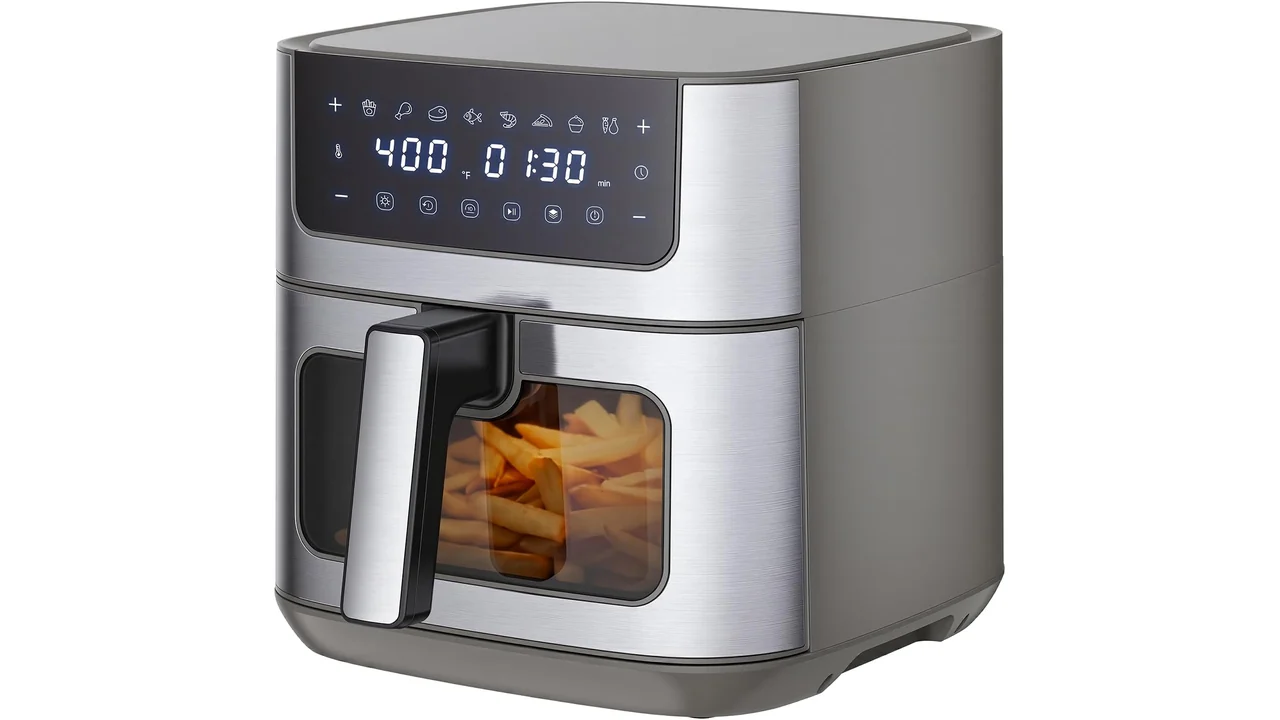 Sweetcrispy 6.34QT Air Fryer, 8-in-1 Air Fryers Oven