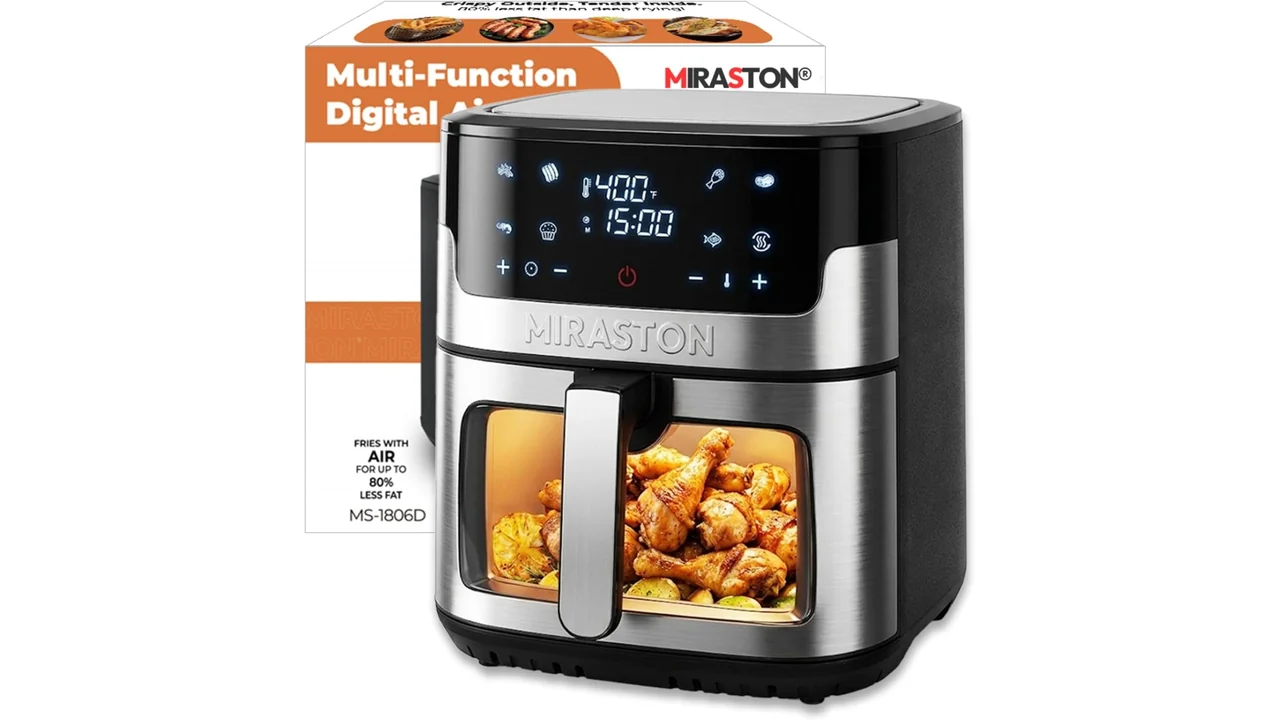 Air Fryer, 8.5QT Family Size Digital Air Fryers