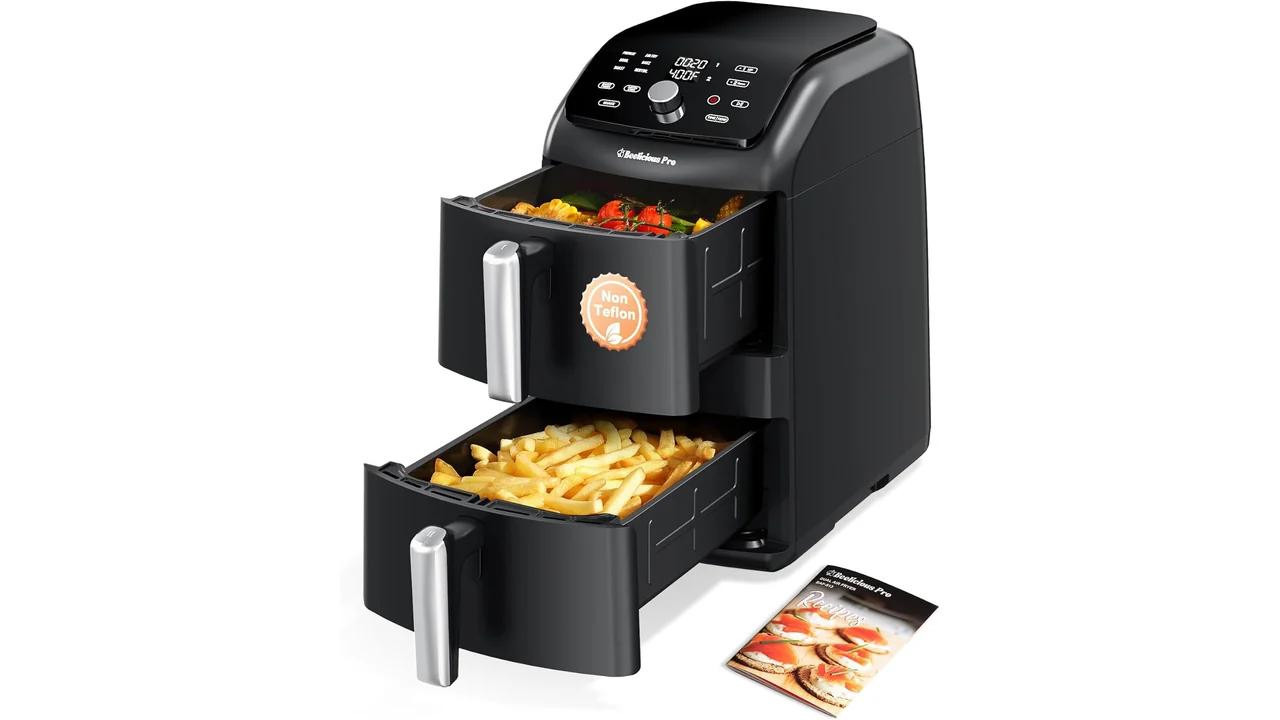12QT Large Double Air Fryer