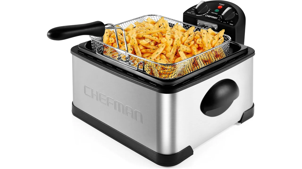 Chefman 4.5 Liter Deep Fryer w/Basket Strainer, XL Jumbo Size