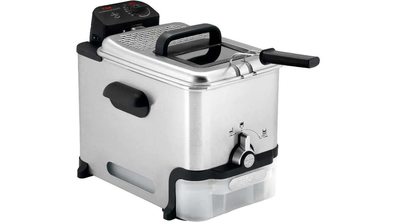 T-fal 3.5L Stainless Steel Deep Fryer Basket Home