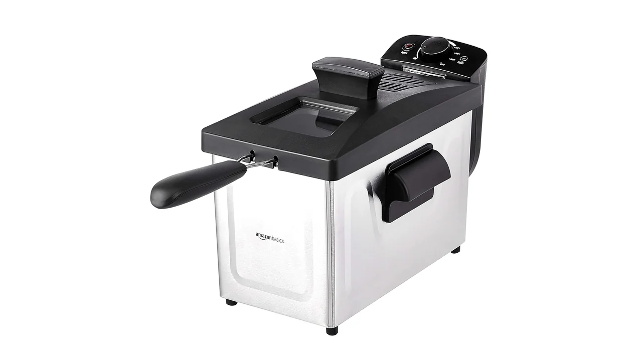 Amazon Basics 3.2-Qt Electric Deep Fryer