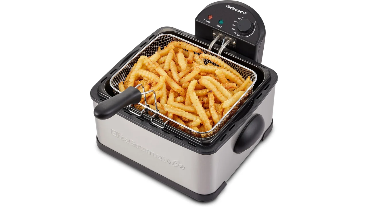Elite Gourmet EDF475 Electric Deep Fryer 4.2 Quart