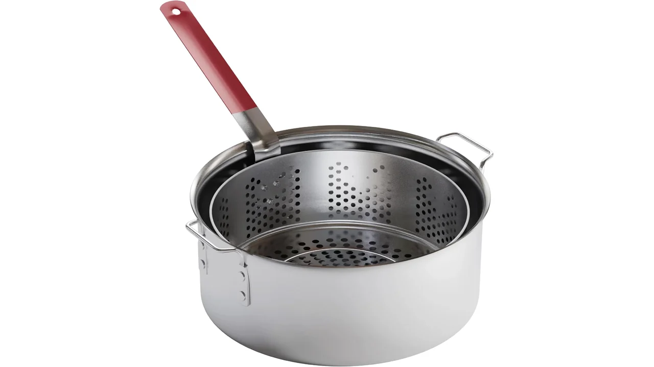 Gas One Aluminum Cooking Pot Deep Fryer Basket