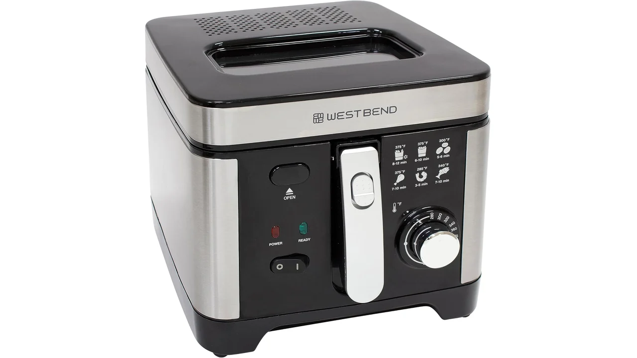 West Bend Deep Fryer Adjustable Temperature Control