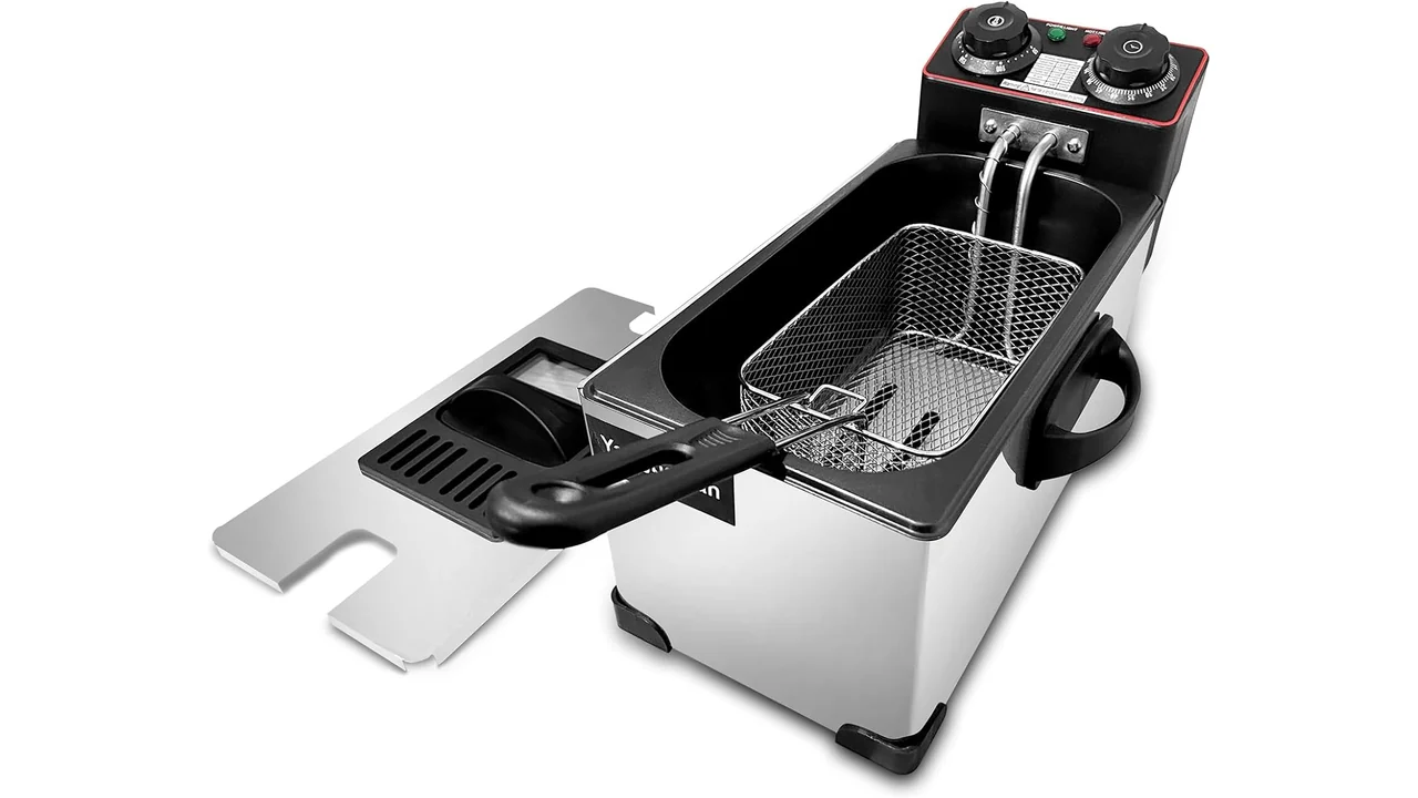 3L Deep Fryer Home, 1300W Electric Small