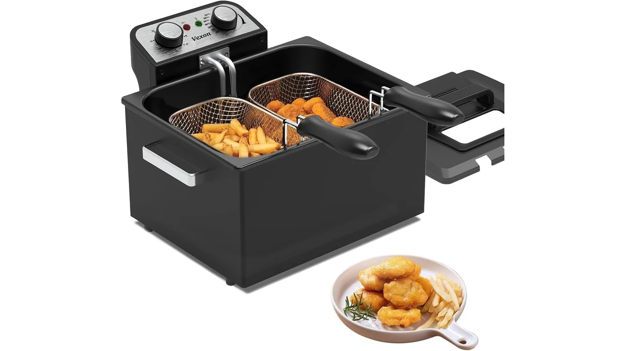 1800W 5 Liters Large Electric Deep Fryer