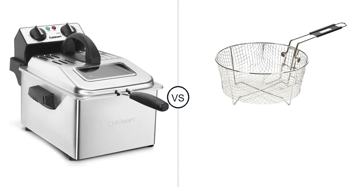Cuisinart Deep Fryer vs Lodge Silver Deep Fry Basket: Key Differences