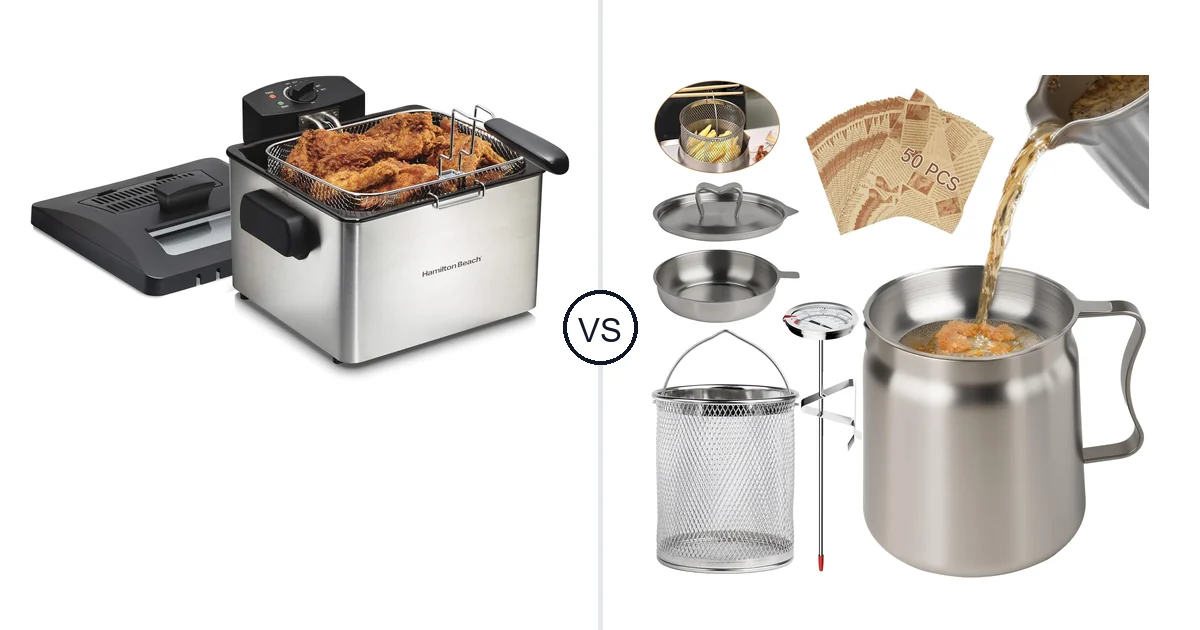 Hamilton Beach Professional vs SINYWAY Kitchen Grease