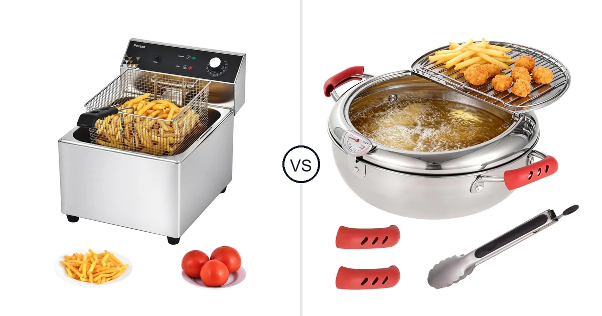 Pocezo 11L vs OMISTAR Deep Fryer Tempura: Best Deep Fryer