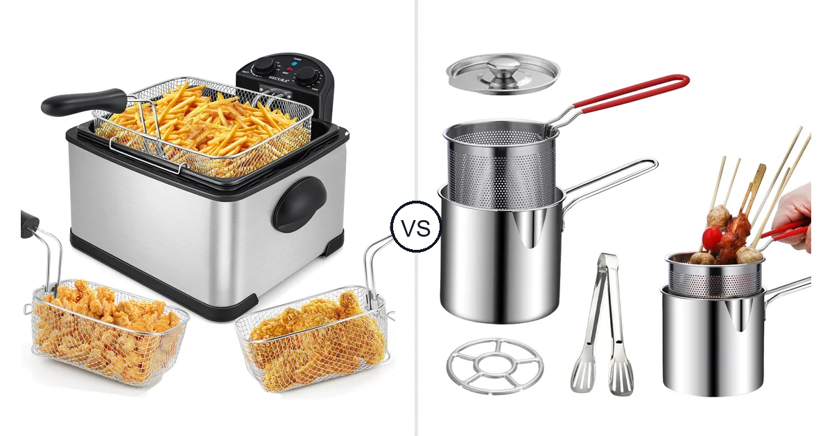 Secura L-DF401B-T vs EMVANV 17315707403836: Deep Fryer