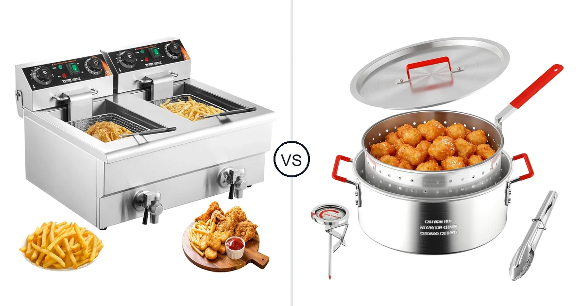 VEVOR SG24L5000W12L1KYVV1 vs Hidpriva TF-10-A: Deep Fryer Pot