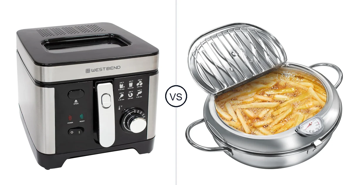 West Bend Deep Fryer vs KHTD japan-deep Fryer Pot: Deep Fryer