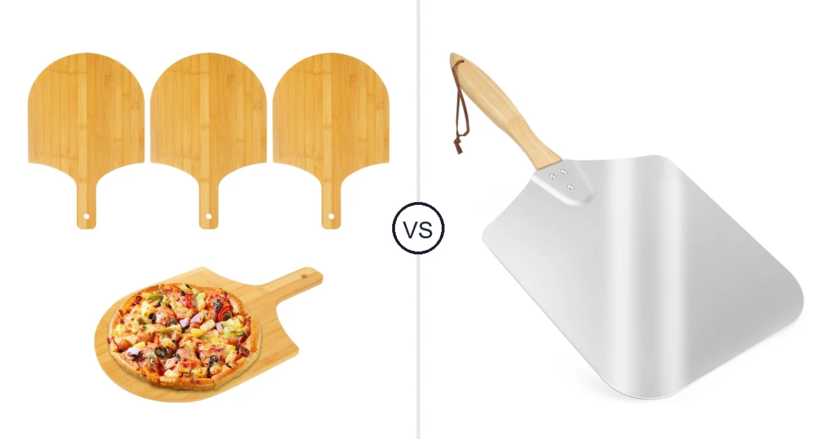 ACXFOND AFUS-BambooPizzaPeel vs Skyflame Aluminum Pizza Peel