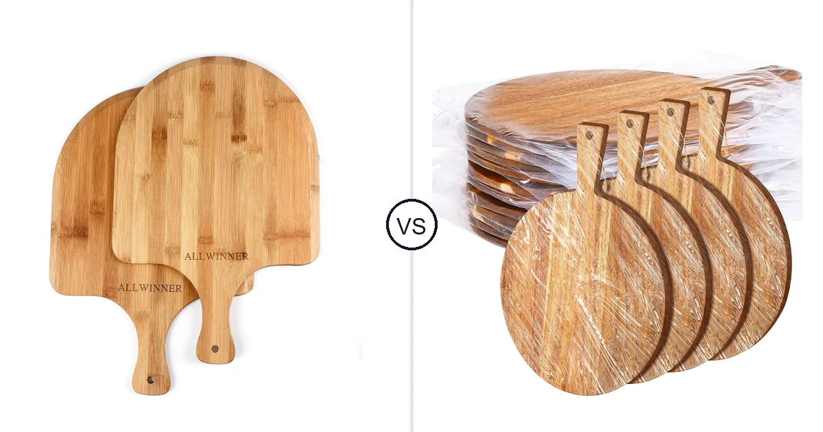 ALLWINNER Pizza Peel 12 vs Patelai 12 Piece Round