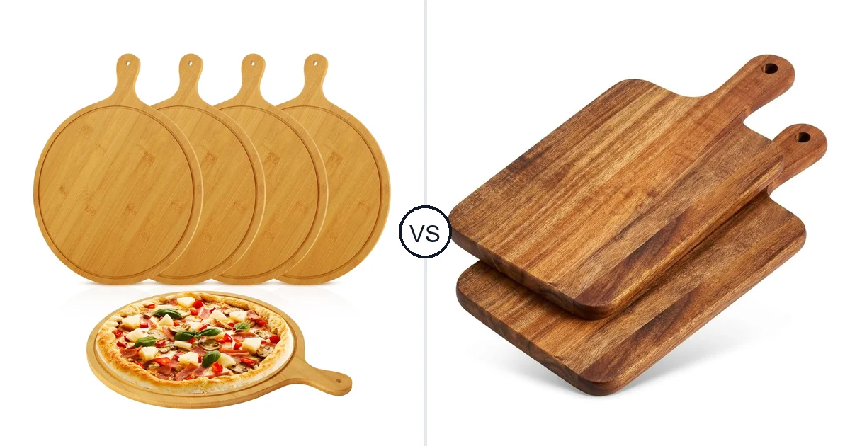 SHUESS Bamboo vs FufuHalo Acacia Wood Cutting Board