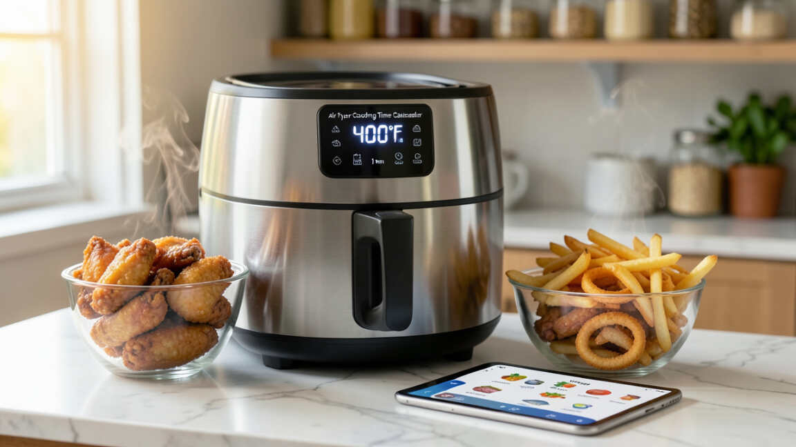 Air Fryer Cooking Time Calculator Examples