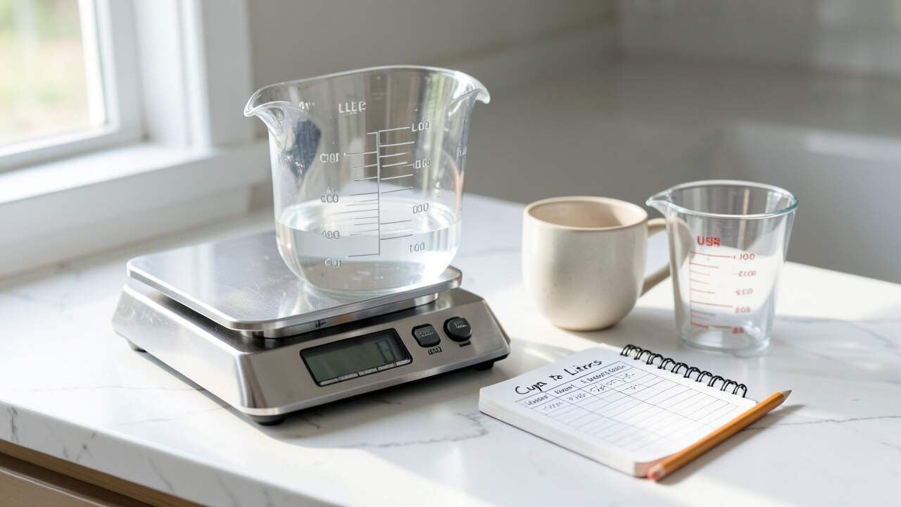 Best Practices for Accurate Cup to Litre Conversion
