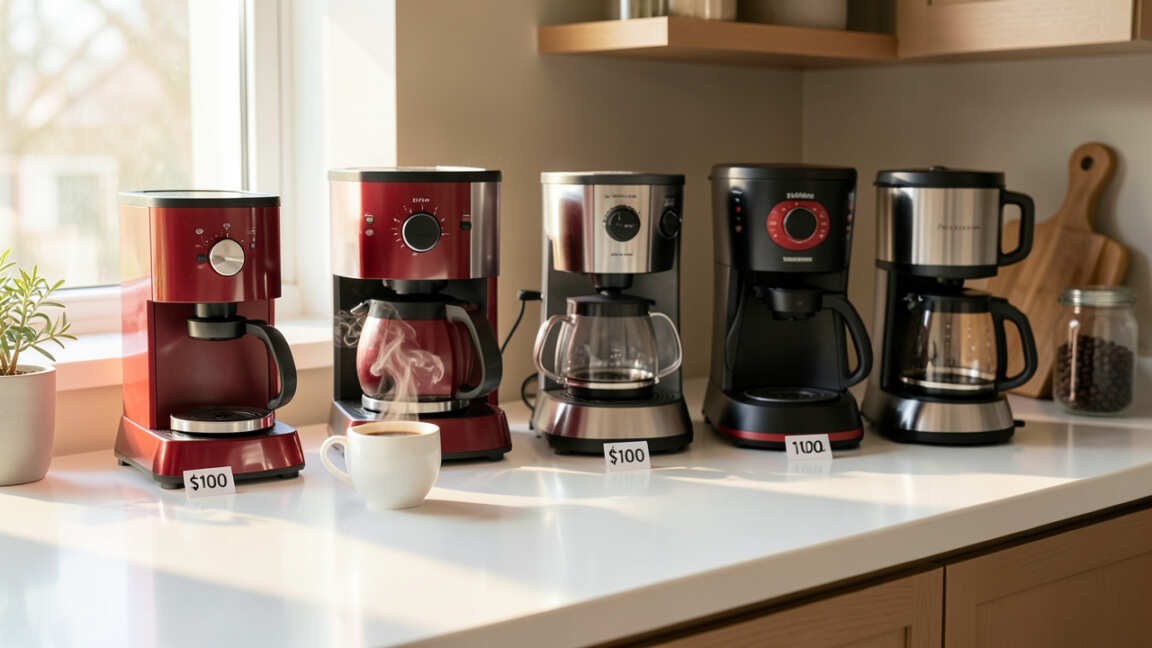 Best Selling 6 Best Coffee Maker Under $100 That Actually Ta