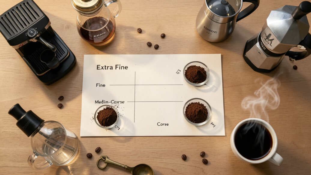 Coffee Grind Size Chart For Each Brew Method