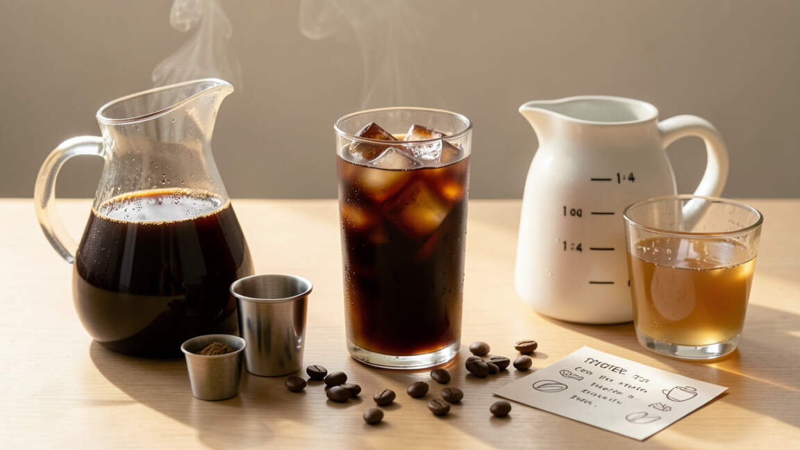 Cold Brew Coffee Ratios For Concentrate Vs Ready-To-Drink