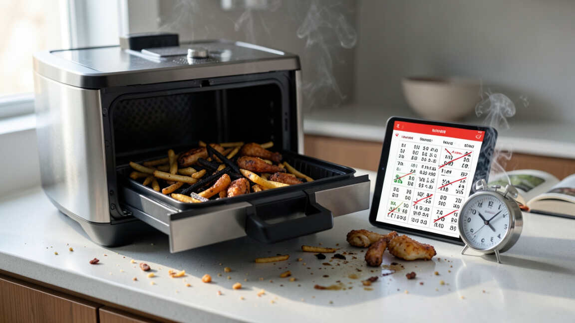 Common Mistakes When Using Air Fryer Cooking Times