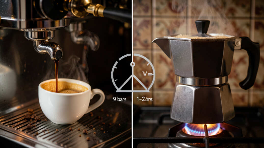 Espresso Vs Moka Pot: Pressure, Taste, And Technique