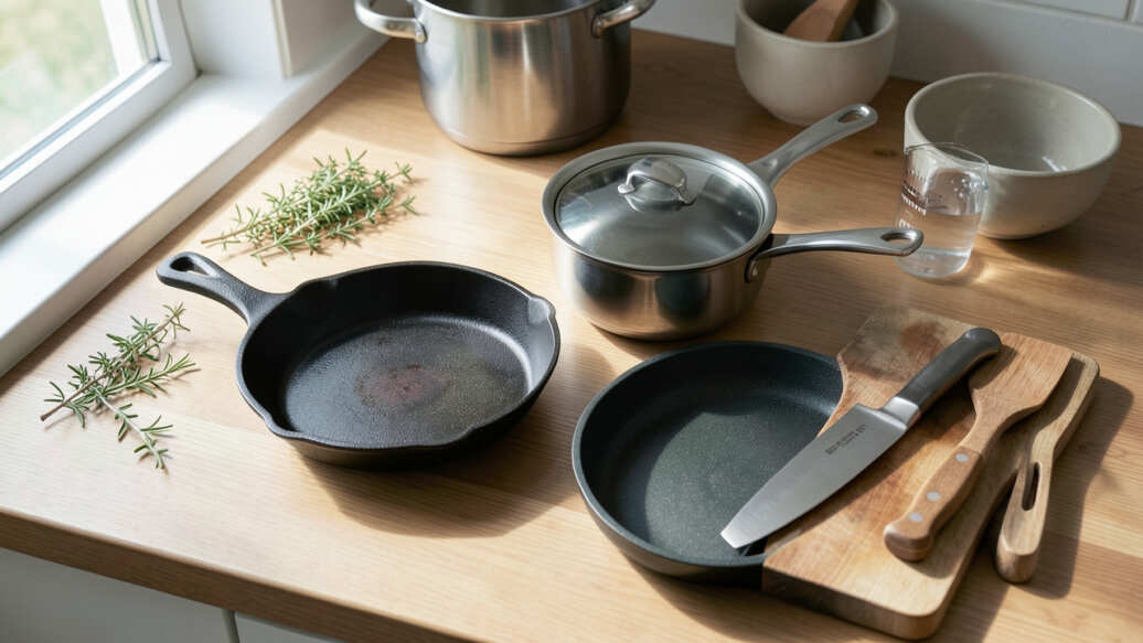 Essential Cookware: What A Beginner Actually Needs