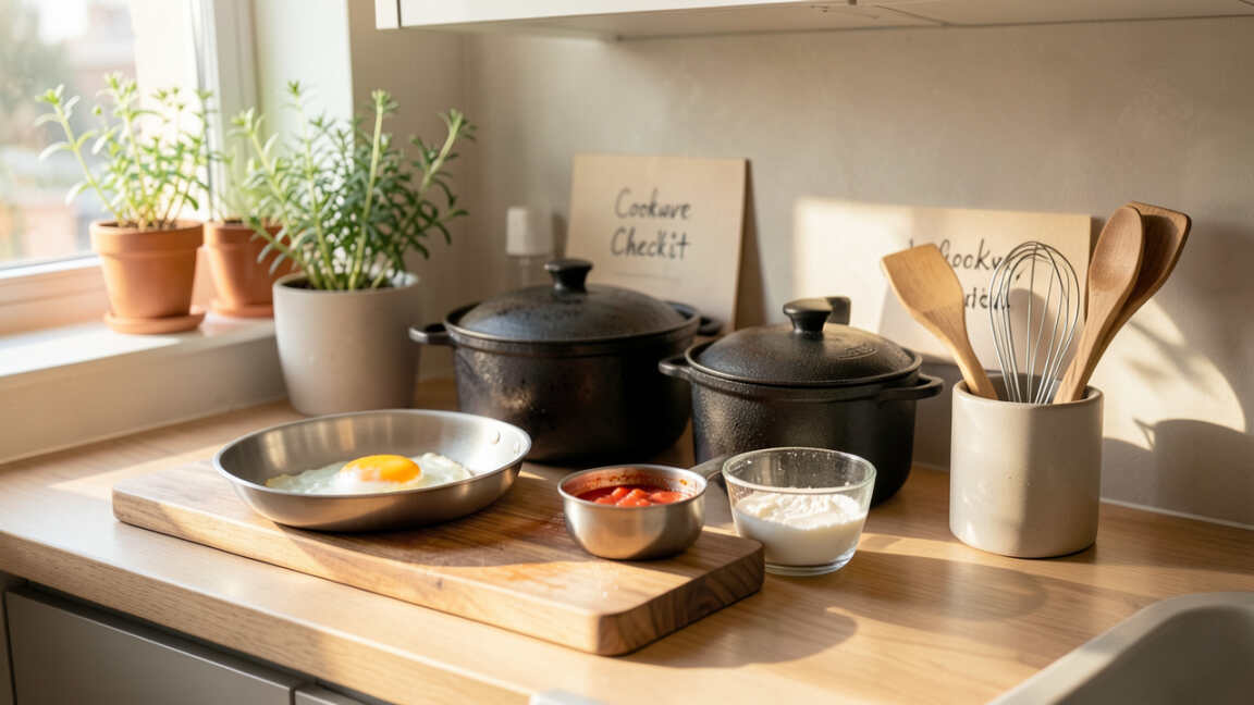 First Apartment Kitchen Cookware Checklist