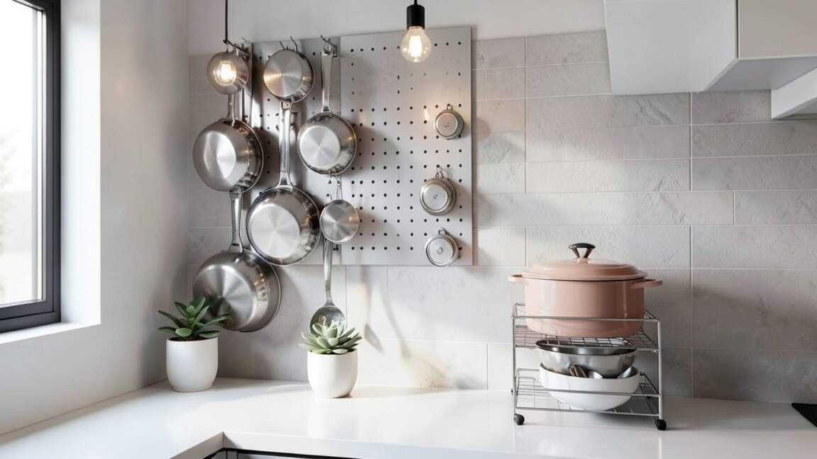 How To Store Cookware To Save Counter Space