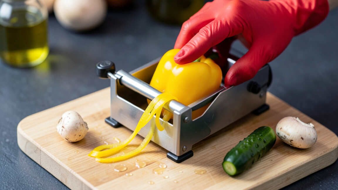 How To Use A Mandoline Safely