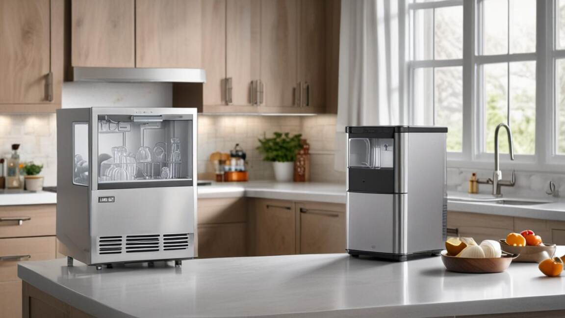 Ice Maker Drainage Setup For Countertop Models